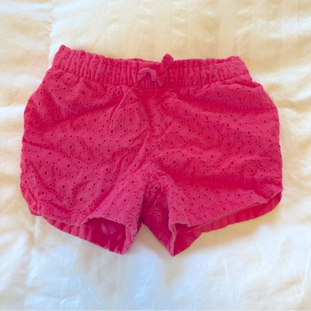 4/$20 Cat and Jack Pink Eyelet Shorts- 5T